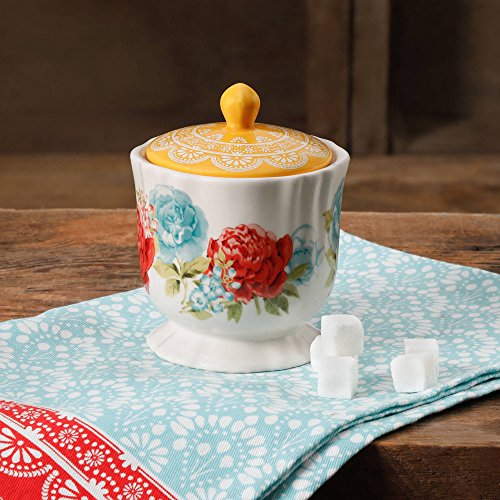 The Pioneer Woman Blossom Jubilee Sugar Bowl (Pot) 85081394415 eBay