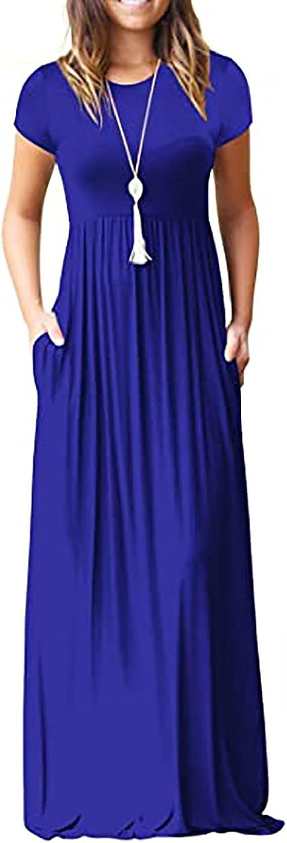 Summer Long Dresses for Women, Fashion Women Casual ONeck Summer Short