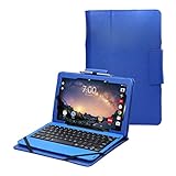 RCA Galileo Pro 11.5 case by i-UniK Compatible RCA Galileo Pro 11.5" Model #RCT6513W87DK C Tablet with Keyboard Case [Bonus Stylus] (Blue)