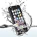 iPhone 6/6s Waterproof Case, FITFORT Waterproof Shockproof Dirtproof Snowproof Full Sealed Case or Cover for iPhone 6s/6(4.7-inch)(Black)