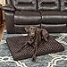 FurHaven Pet Dog Bed | Deluxe Orthopedic Ultra Plush Mattress Pet Bed for Dogs & Cats, Chocolate, Large
