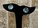 Summerfield Collection Silver-tone Twinkle Glitter Glass Galaxy Stud Earrings Hand-painted 12mm (Teal Green/Blue)