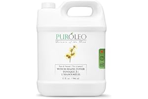 PUROLEO Witch Hazel Toner 32 Fl Oz/946 ML (Packed in Canada) Refresh and Revitalize Your Skin with | Premium Bottle | Luxury 