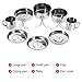 VGEBY1 8Pcs/Set Outdoor Camping Cookware Set, Portable Stainless Steel Picnic Cooking Utensils Setthumb 1