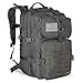 LeisonTac Military Tactical Backpack, Hydration Back Pack, 3 Day Assault Pack, Camping Rucksack with ISO Standard, 42L (Gray)