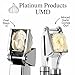 Platinum Products #1 Garlic Press and Peeler Set Stainless Steel Mincer and Silicone Tube Roller FDA Approved Made from the Best Stainless Steel on the Market 18/10 304 Used by Professionals Worldwide