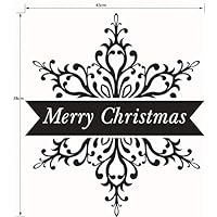 LXSSG 43X38Cm Decoration Home Merry Christmas Background Wall Decoration Removable Wall Stickers Decorations For Home