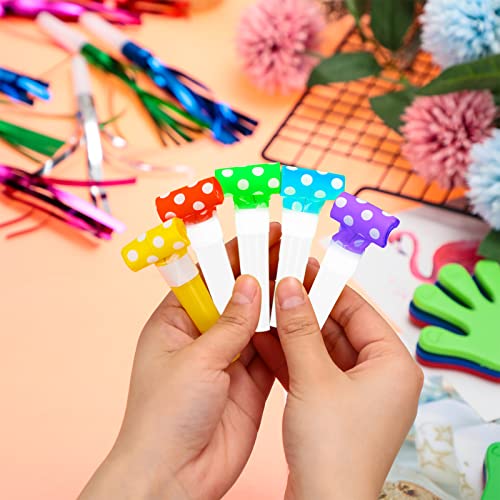84 Pieces Party Noisemakers Set Includes 24 Hand Clapper Noisemakers 30