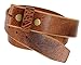 Genuine One Piece Full Grain Vintage Buffalo Leather Belt Strap