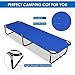 Giantex Folding Camping Cot, Collapsible Portable Foldable Bed Indoor & Outdoor Use, Ultra Lightweight, Heavy Duty Design, Military Camping Bed for Travel Hiking Fishing Hunting, Single Sleeping Bed