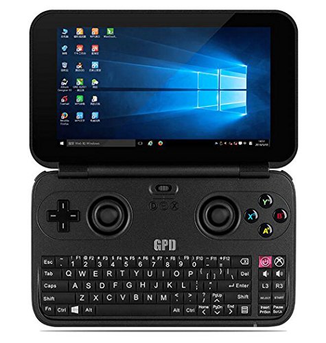GPD WIN Gamepad Laptop NoteBook Tablet PC 5.5 Handheld Game Console Video Game Player x7-Z8750 Windows Bluetooth 4.1 4GB/64GB( Black)