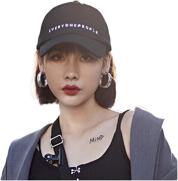 Amazon 少年少女恋人野球帽夏黒カップル春人格ファッションストリート学生キャップスポーツおでかけ 帽子 通販