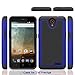 ZTE Maven 2 case, ZTE Prestige case, ZTE Sonata 3 case, NOKEA [Shock Absorption] Hybrid Armor Defender Protective Case Cover for ZTE Avid Plus / Chapel N9132 Z828 Z832 Z831 (Black Blue)