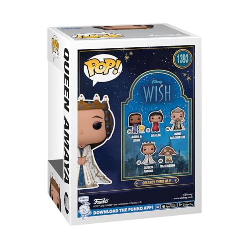 Funko POP! Vinyl: Disney Wish - Queen Amaya - Collectable Vinyl Figure - Gift Idea - Official Merchandise - for Kids & Adults - Movies Fans - Model Figure for Collectors and Display