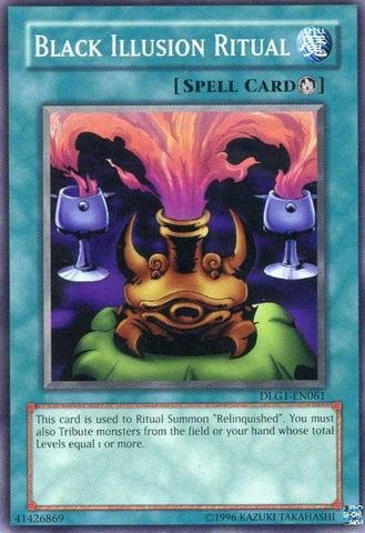 Yu-Gi-Oh! - Black Illusion Ritual (DLG1-EN061) - Dark Legends - Unlimited Edition - Common