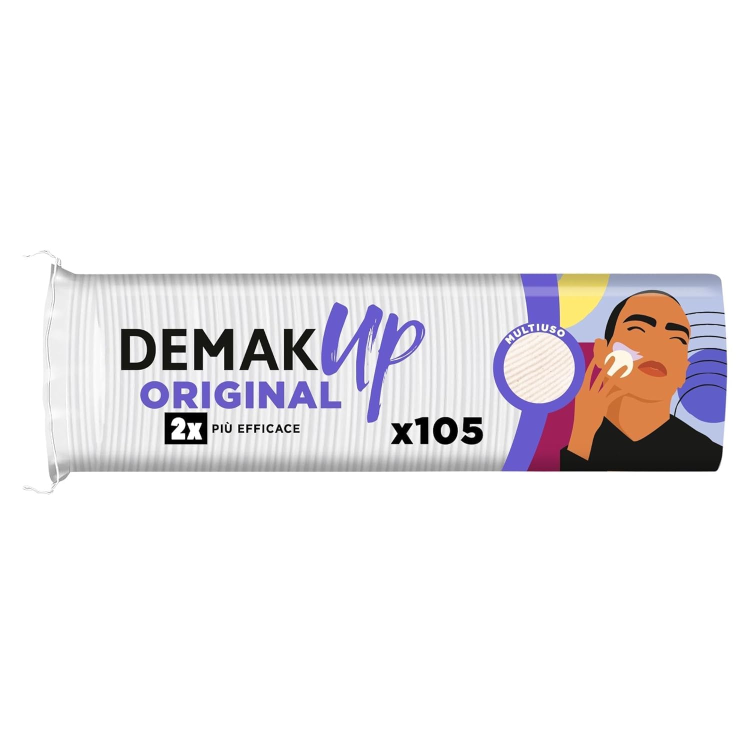 Demak'Up Original Cotton Pads Maxi Pack of 105 Pads-Pack of 4