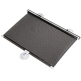 Funplaza® Black Retractable Sun Shade Roller Car Curtain Window Shade Uv Cut / Protection (55*125cm)