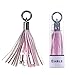 Aprilday Keychain USB Micro iPhone Charging Cable Portable Short Fast Sync Charging Cable Cord Compatible iPhone 6/7/8,Andriod Samsung and More (Rose Gold +Gold)
