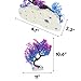 AQC Aquarium Decor | Artificial Aquarium Fish Tank Fresh Water Plant Decoration Ornament | Vivid Color Plastic Algae with Ceramic Base | Non-Toxic Fade-Resistant PVC Easy Maintenance | 1411.4