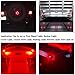 YITAMOTOR 12V 20 X 5730 9W 18mm Eagle Eye LED Car Motor DRL Backup Red Lights Bulbs