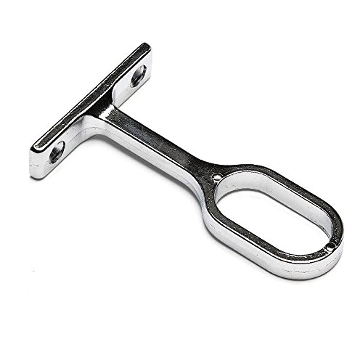 Merriway BH04199 Chromed Plated Centre Support for Oval Wardrobe Rail Rod