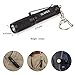 GLAREE E03 Keychain Flashlight, CREE LED 150 Lumens Mini Torch AAA Battery EDC Pocket Penlight Portable Emergency Light