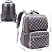 Bamomby Diaper Bag Backpack, Multi-Function Travel Backpack Bags,Registry Baby Shower Gifts (Gray)