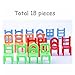Trekbest Balance Chairs Game Toys - 18 Chair Toys Stacking Intelligence Multiplayer Parent-Child Game as Birthday Gift