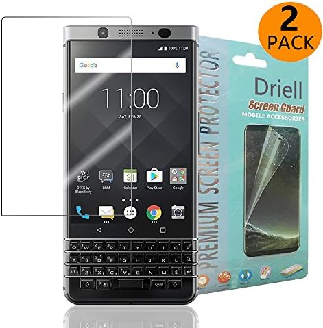 Blackberry Keyone Screen Protector,[2-Pack][Full Coverage], Driell Soft Tough Tpu Ultra HD Screen Protector Film for Blackberry Keyone