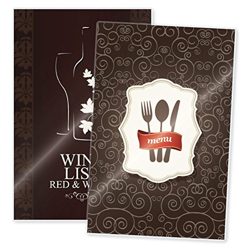 TruLam Laminating Pouches - Menu Small Size - 11-1/2-Inch by 17-1/2-Inch - 7 Mil Thickness - 100 Per Box - Compatible with Most Pouch Laminating Machines