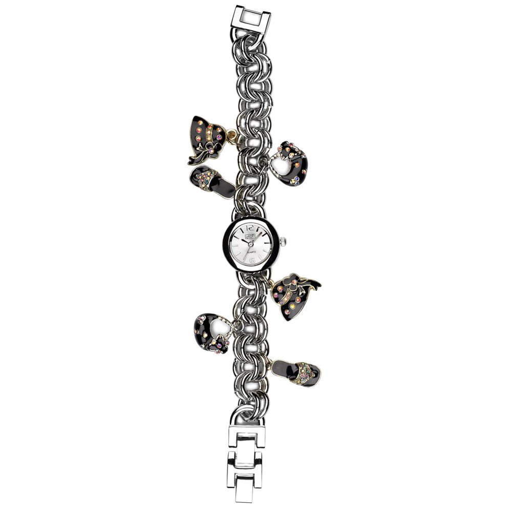 Eton Women's Quartz Watch with Silver Dial Analogue Display and Silver Bracelet 2945L-BK