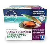 Ultra-Flex 25000 NZ Green LIPPED Mussel Oil (120caps)