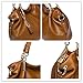 BOSTANTEN Leather Handbags Tote Purses Shoulder Crossbody Bags for Women Coffee
