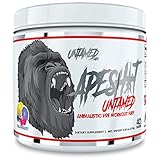 Untamed Labs Ape Sh*t, Pre-Workout Supplement, Immediate and Sustained Energy, Increased Performance and Endurance, Elevated Nitric Oxide Production, Smash Berry, 40 Scoops