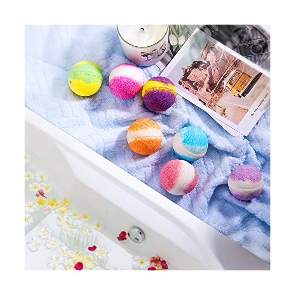 TTRWIN-Bath-Bombs-12-Organic-Natural-Handcrafted-Bubble-Bath-Gift-Set TTRWIN Bath Bombs, 12 Organic & Natural Handcrafted Bubble Bath Gift Set