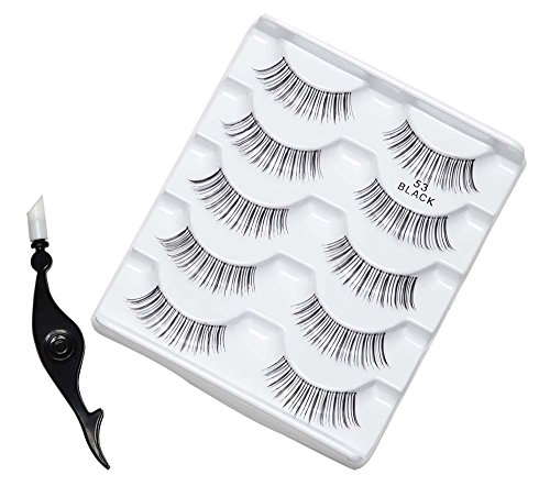 Andrea Fake Eyelashes, multi pack #53 with Applicator, 1 pack