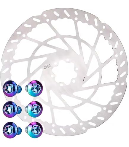 Rotor De Frein à Disque Clarks TL-027 - Acier 120CR - 180 Mm - 6 Trous - Argenté