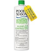 Polyquat 60 Algaecide for Swimming Pool, Highly Concentrated, 32 oz | Algae Killer for Black, Green and Mustard Algae, Inground and Above Ground Pools, Professional Grade Treatment