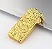 USB Rechargeable Lighter, Electric Tesla Plasma Dragon Lighter USB Windproof Flameless Arc Lighter (Gold)