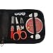 Mini Sewing Kit for Travel, Home, Campus, Car, Professional and Emergency Use. Premium Portable Starter Sewing Kits for Kids and Adults. Best Sewing Kit That Comes with Spool of Multicolours Thread