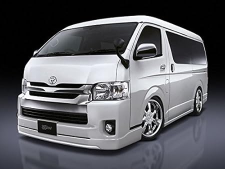 Amazon Eurou ハイエース レジアスエース 0系 4型 ワイド用 タイプ1 フロントアンダースポイラー 国産 保証付き フロントスポイラー 車 バイク