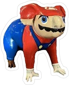 Amazon.com: Vijk kor Cursed Image of Koala Mario Donation Box Stickers