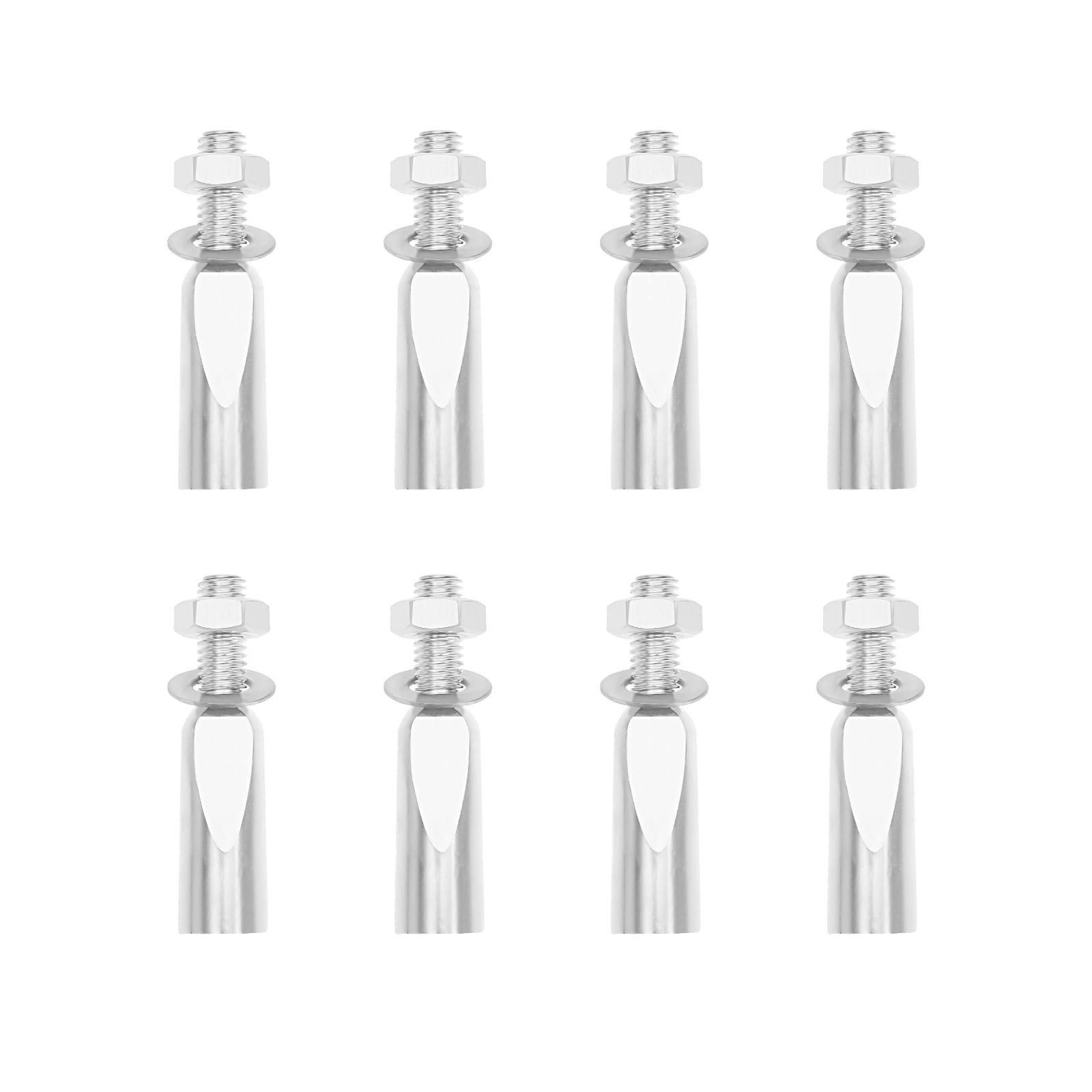 LT Easiyl 8Pcs Bike Cotter Pins 9.5x42mm Bicycle Pins Foot Bearing Wedges Crank Wrench Cycling Accessories Crank Chainwheel for Bicycle Moped