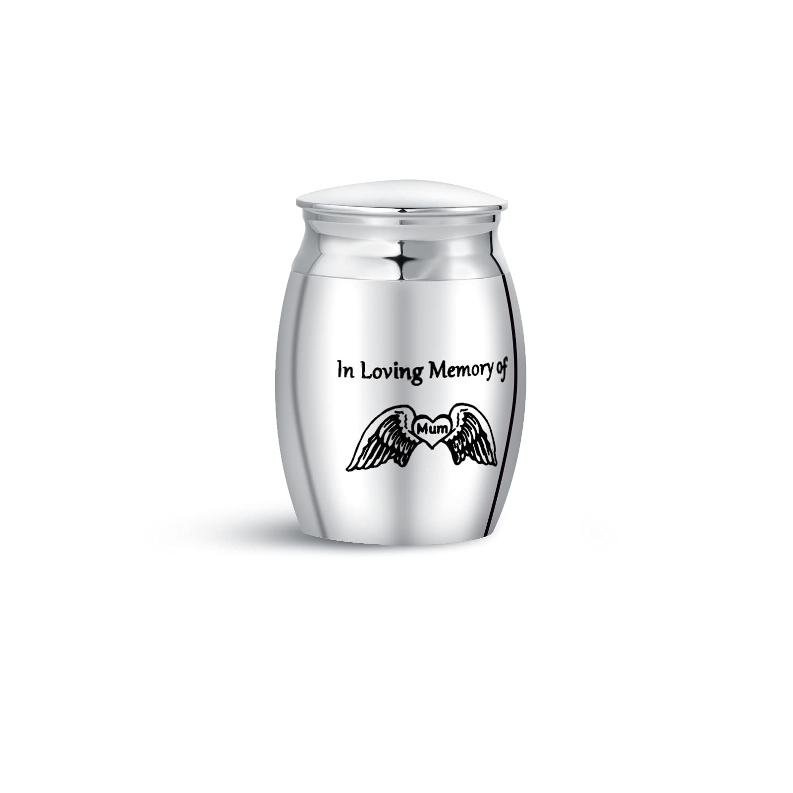 In Loving Memory of Mum Mini Cremation Urns for Ashes Mother Mom Family Stepmother Funeral Sepulchral Cinerary Keepsake Memorial Holder