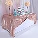 BalsaCircle TRLYC 60x102-Inch Rectangle Wedding Sequin Tablecloth for Wedding Party Christmas Day-Rose Gold