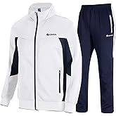TBMPOY Men's Tracksuits Sweatsuits for Men Sweat Track Suits 2 Piece Casual Athletic Jogging Warm Up Full Zip Sets