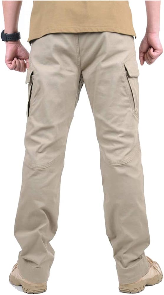 CARWORNIC Gear Men's Assault Tactical Pants Lightweight Cotton Outdoor Military Combat Cargo Trousers: Clothing