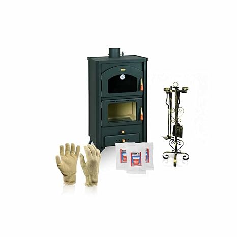 Holzofen Prity mit Backofen, Modell FGR, Leistung 14 kW, Füße