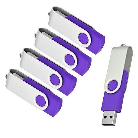 Usb 30 Flash Drive By Ovanus 32gb Pack Of 5 Thumb Drives Purple
