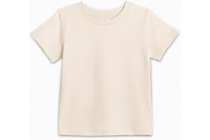 Colored Organics - Organic Cotton Toddler Short Sleeve Shirts - Baby Toddler and Kids Tops - Girls and Boys Tees